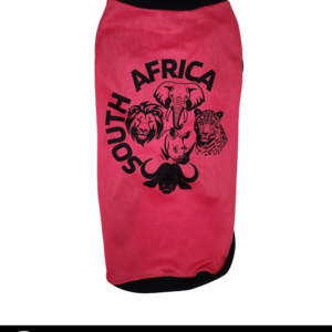 Dog South Africa T-shirt - Big 5 Pink
