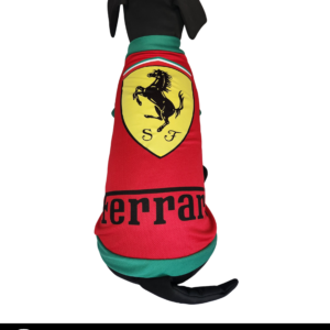 Dog F1 Racing T-shirt - Ferrari