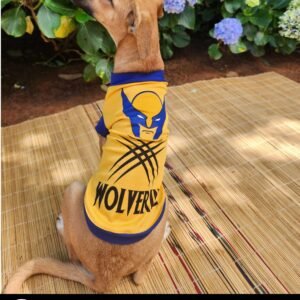 Dog Superhero T-shirt - Wolverine