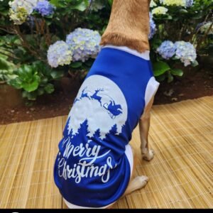 Dog Christmas T-shirt - Let it Snow!