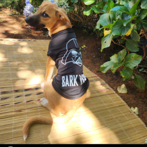Dog Superhero T-shirt - Bark Vader